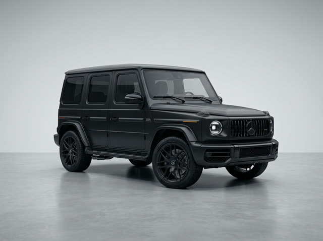 Matte black SUV