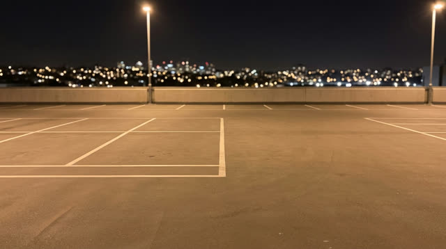 Rooftop at night